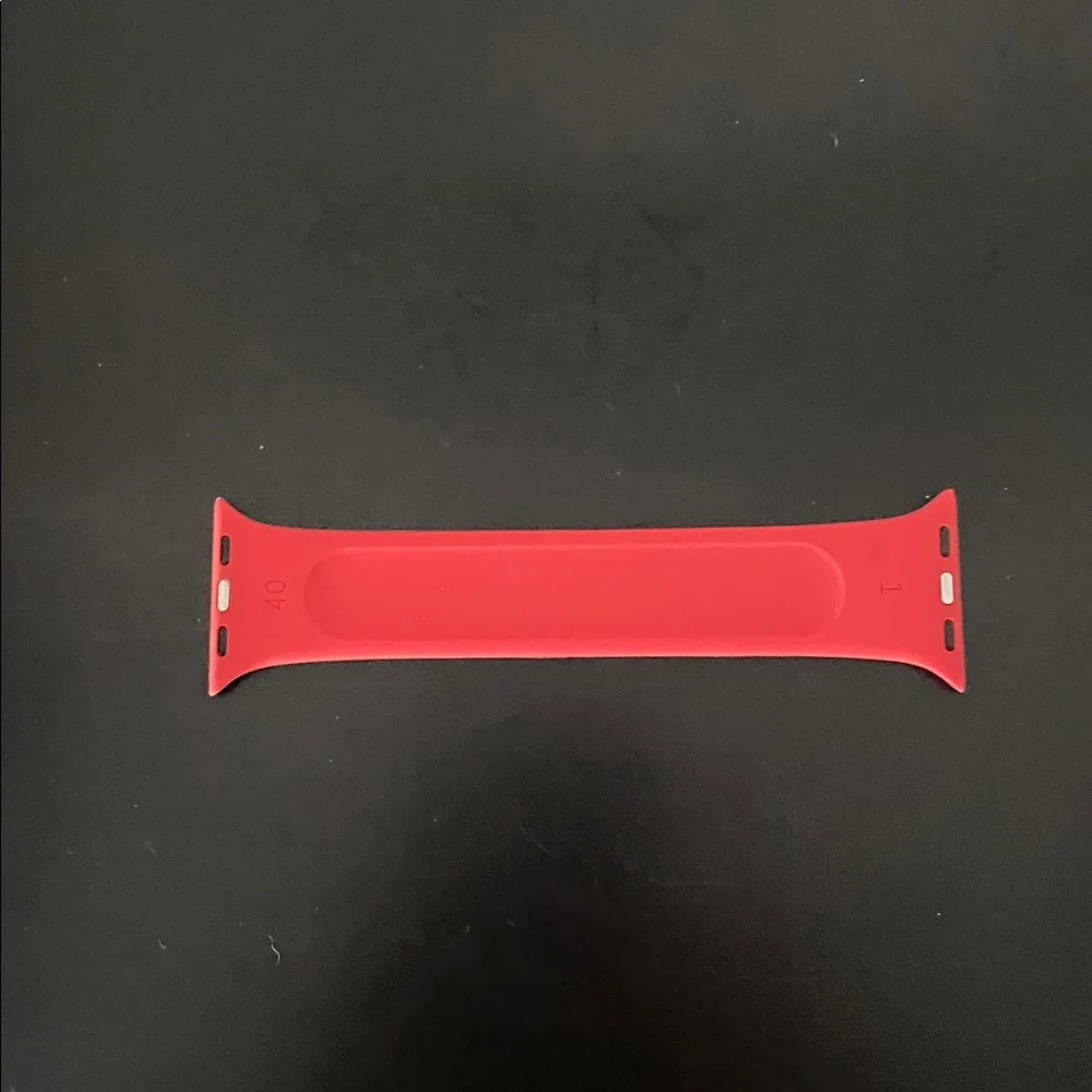 Orange Silicone Watch Band